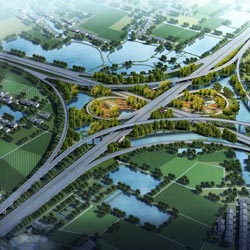 道路效果图
